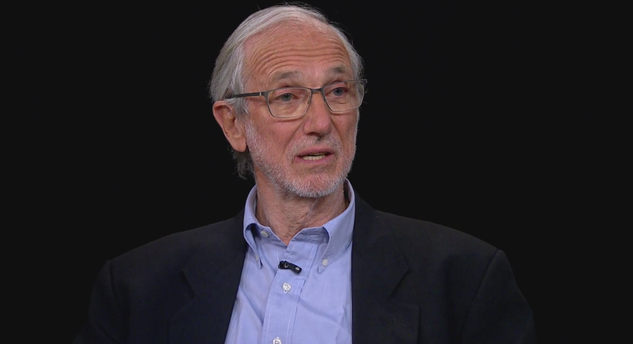 Renzo Piano en el programa de televisión Charlie Rose.
