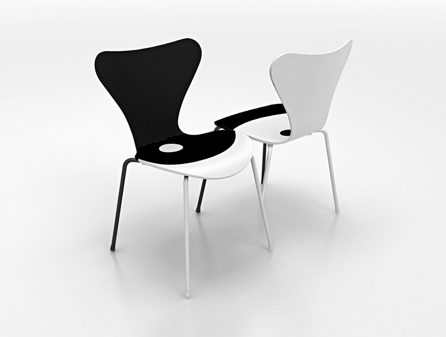 Reinterpretation by Jean Nouvel Design. Image courtesy of Republic of Fritz Hansen.
