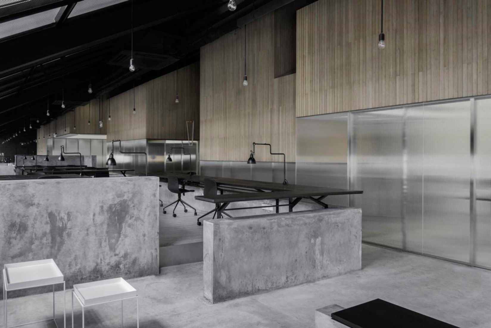 Flamingo Shanghai Office – The Attic, por Neri&Hu. Fotografía © Dirk Weiblen.