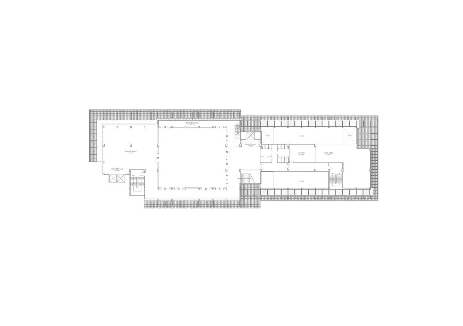 Sexta  planta. Rehabilitación del Dor-Shada Resort por ACA Architects.