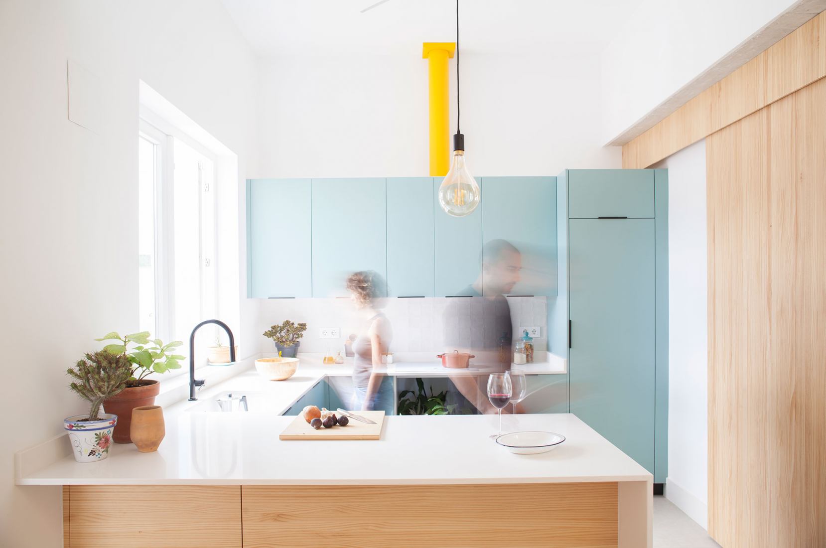 House for a family of Felines and Canines by AFAB. Photography by AFAB.