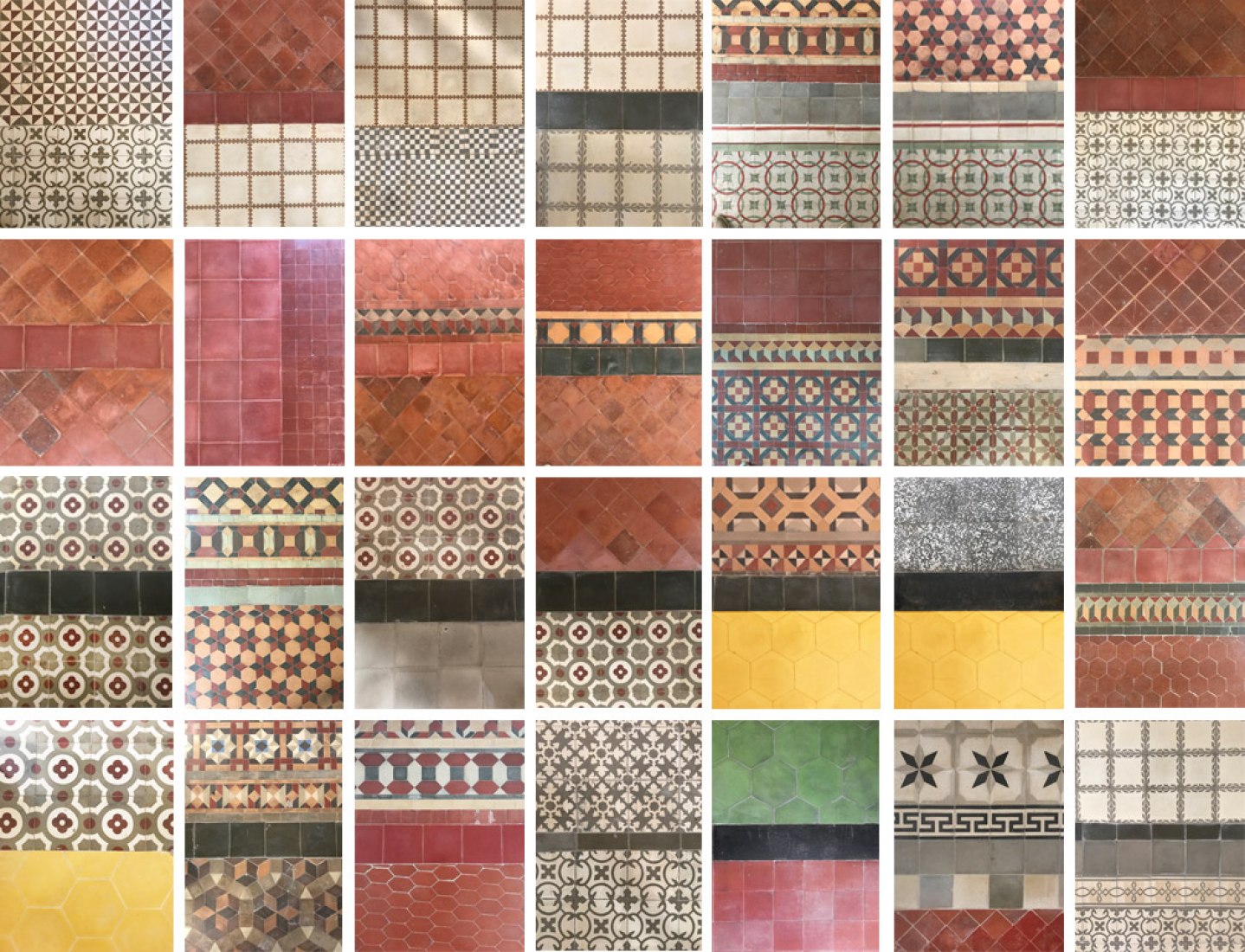 Paving catalogue. Renovation in Ciutat Vella by Agora Arquitectura.