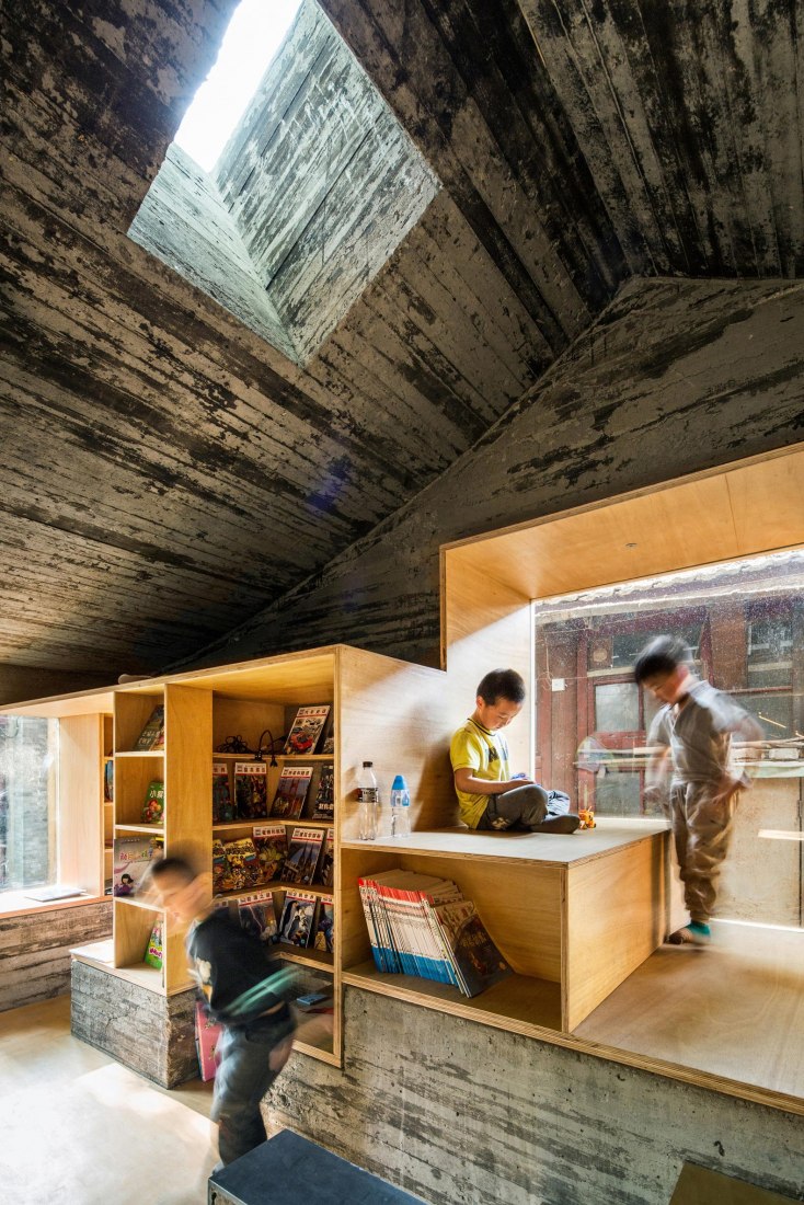Hutong Children’s Library and Art Centre, Beijing (Architect: ZAO / standardarchitecture / Zhang Ke) Photograph © Su Shengliang, ZAO, standardarchitecture