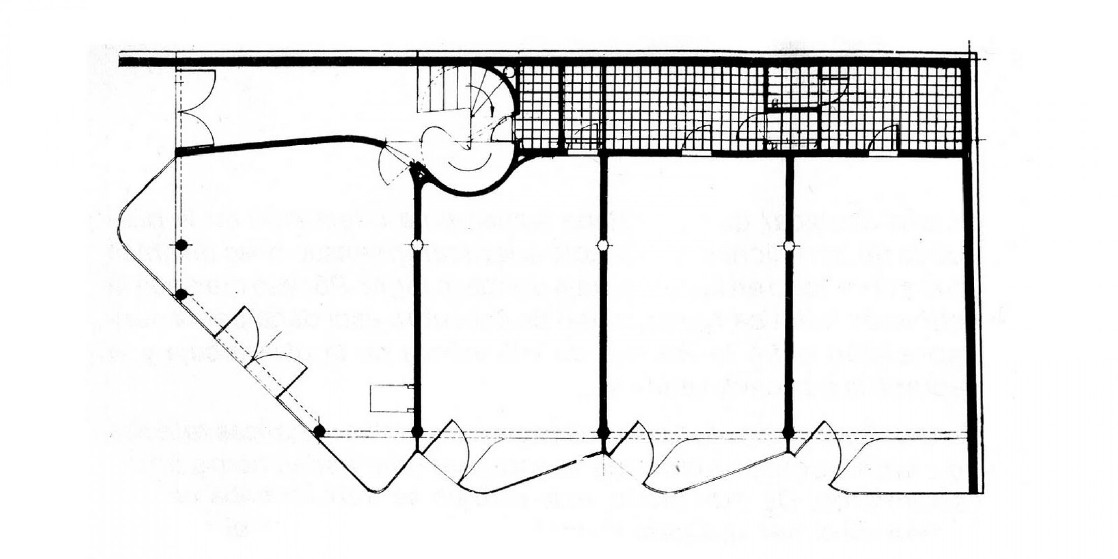 Ground floor plan. Paraguay-Suipacha Ateliers by Antonio Bonet Castellana