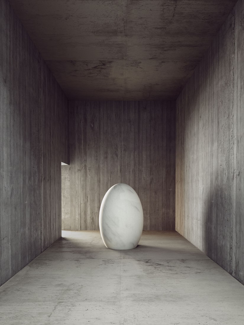 Imagen 3D. Pabellón de arte en Saya Park por Alvaro Siza y Carlos Castanheira. Fotografía por Fernando Guerra, FG+SG – Fotografia de Arquitectura.