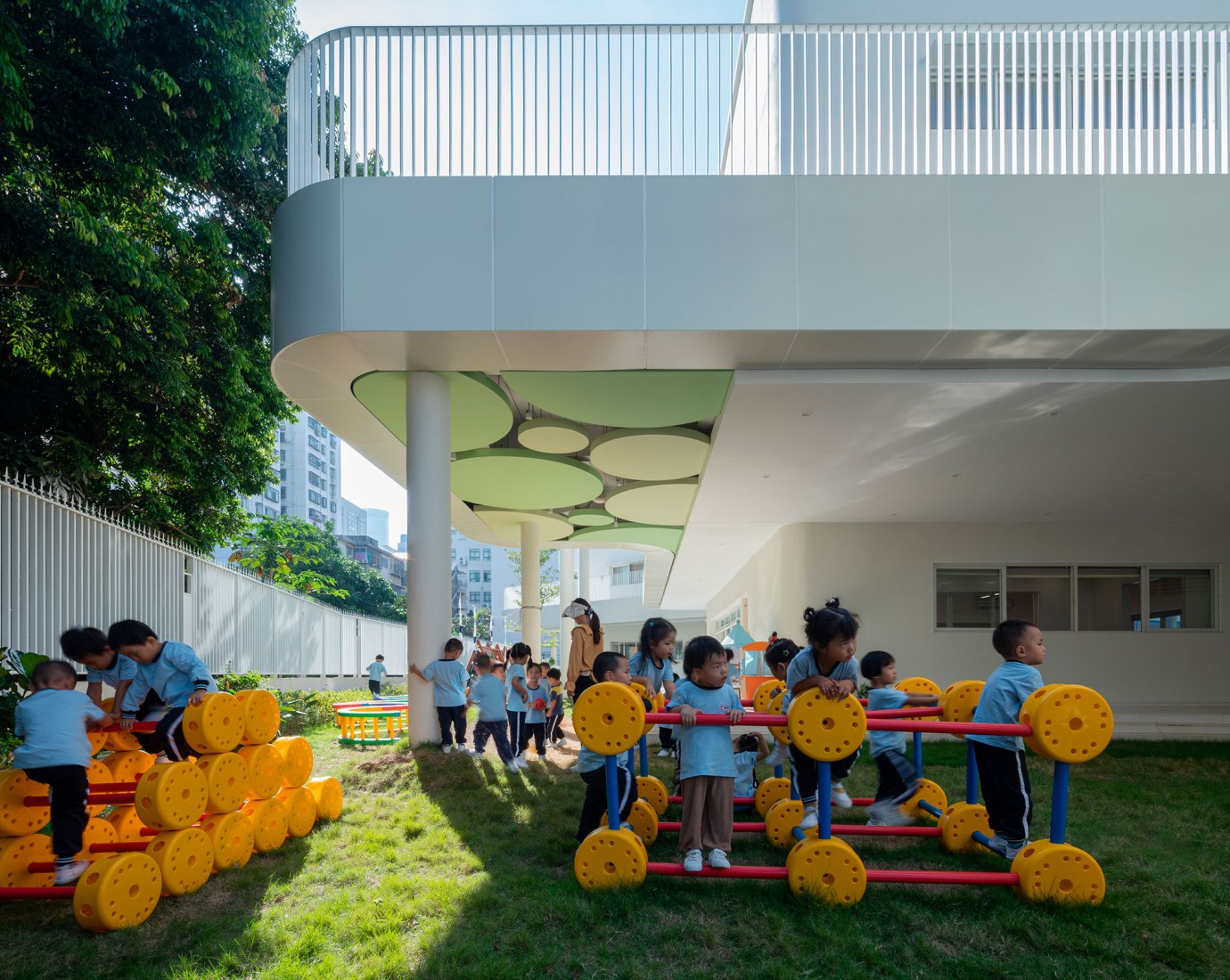 Kindergarten of Museum Forest by Atelier Apeiron. Photograph by Schran Images.