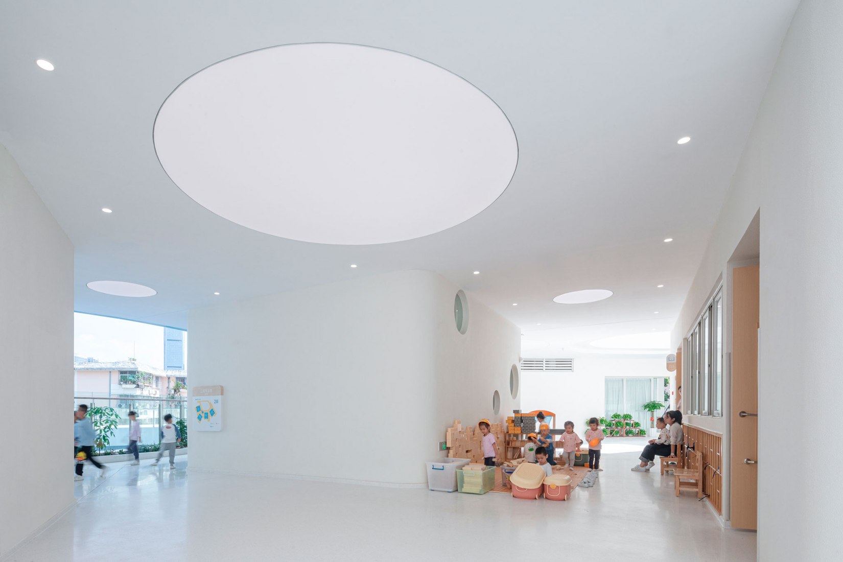 Kindergarten of Museum Forest by Atelier Apeiron. Photograph by Schran Images.