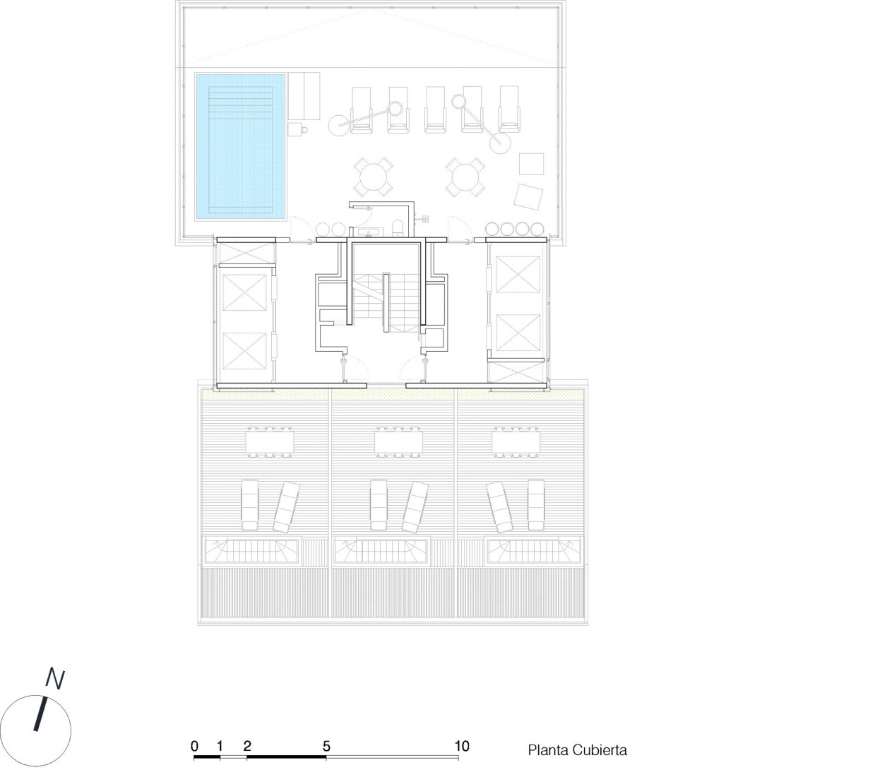 Roof floor. Forma Itaim Tower. Courtesy by b720 Fermín Vázquez Arquitectos