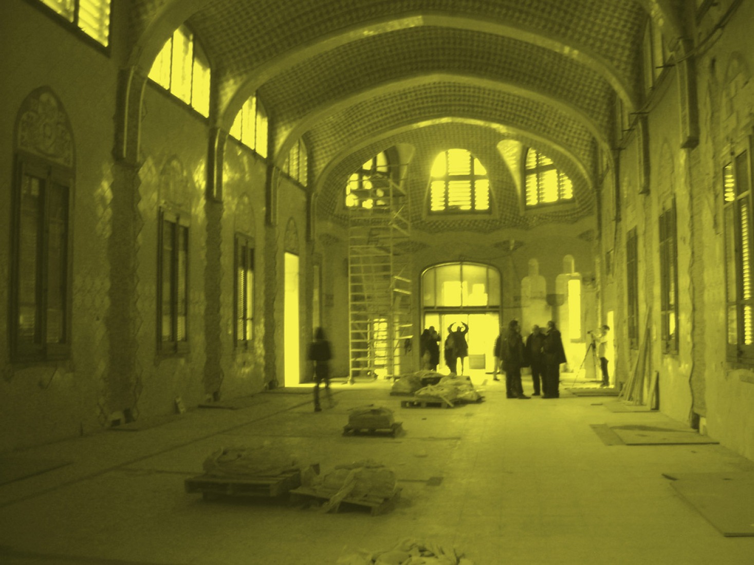 San Salvador Pavilion Exhibition Space in San Pau Hospital. Image © BAAS + BOPBAA.