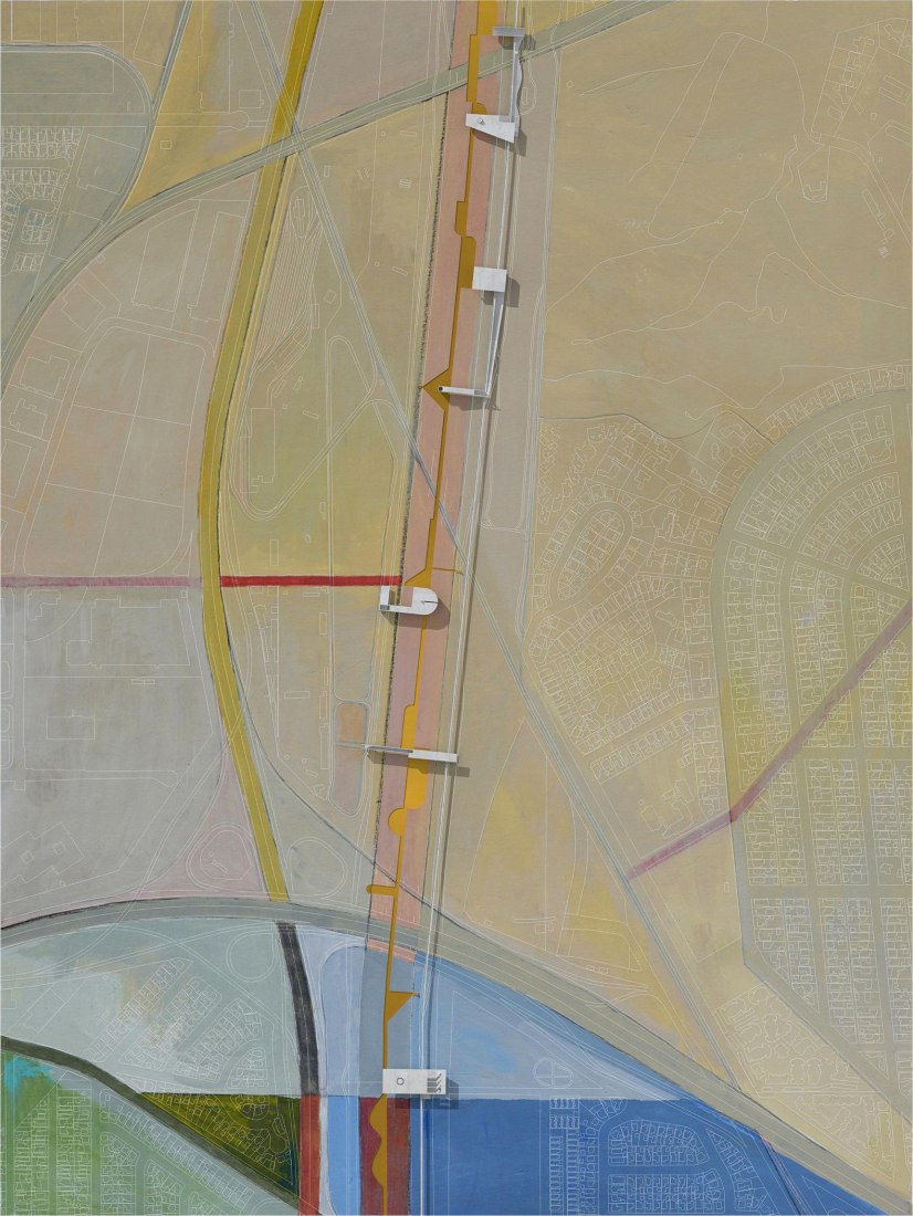 Site Plan: LA River at Los Cerritos. LA River by Ballman Khapalova