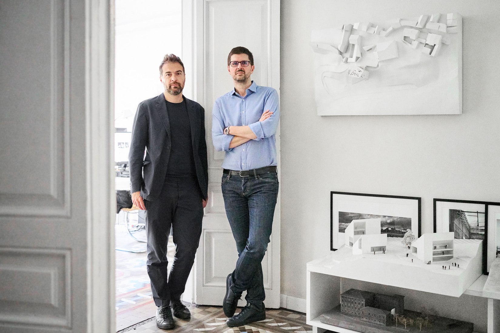 Fabrizio Barozzi y Alberto Veiga de Estudio Barozzi Veiga, 2017. Imagen cortesía de Estudio Barozzi Veiga