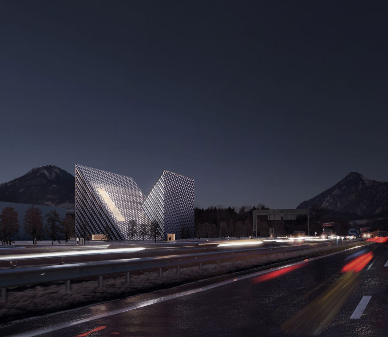 Rendering. Dynafit Headquarter by Barozzi Veiga