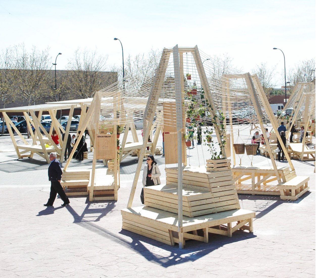 Biotic city / Agroplaza, Pez[estudio] (Maé Durant Vidal, Elisa de los Reyes García López). Uncertainty - Spanish Pavilion. Photograph by Nomad Garden, Sergio Rodríguez Estévez.