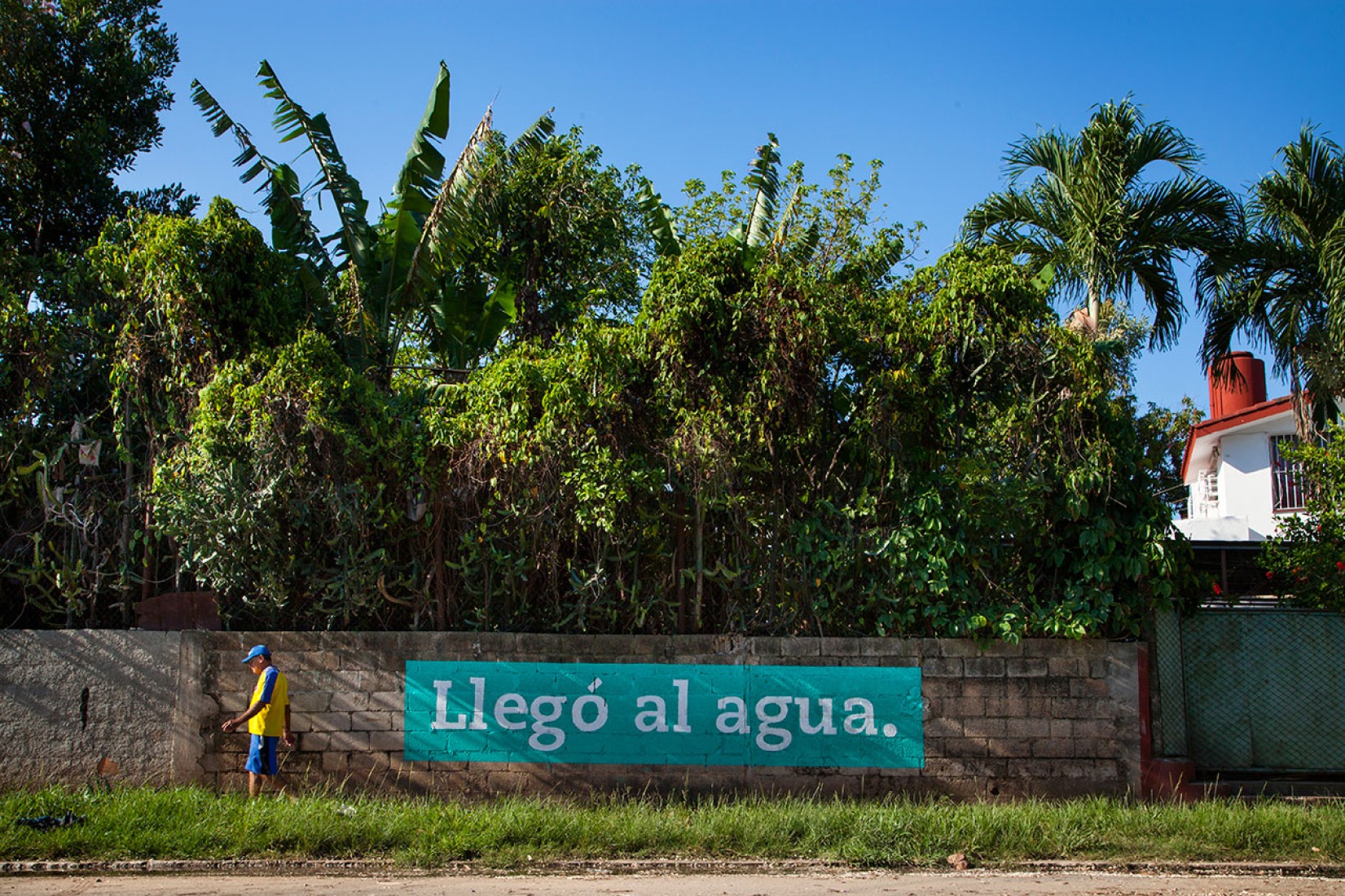 Llegó al agua. MI RAÍZ ES. Boa Mistura en la Bienal de La Habana. Fotografía © Boa Mistura.
