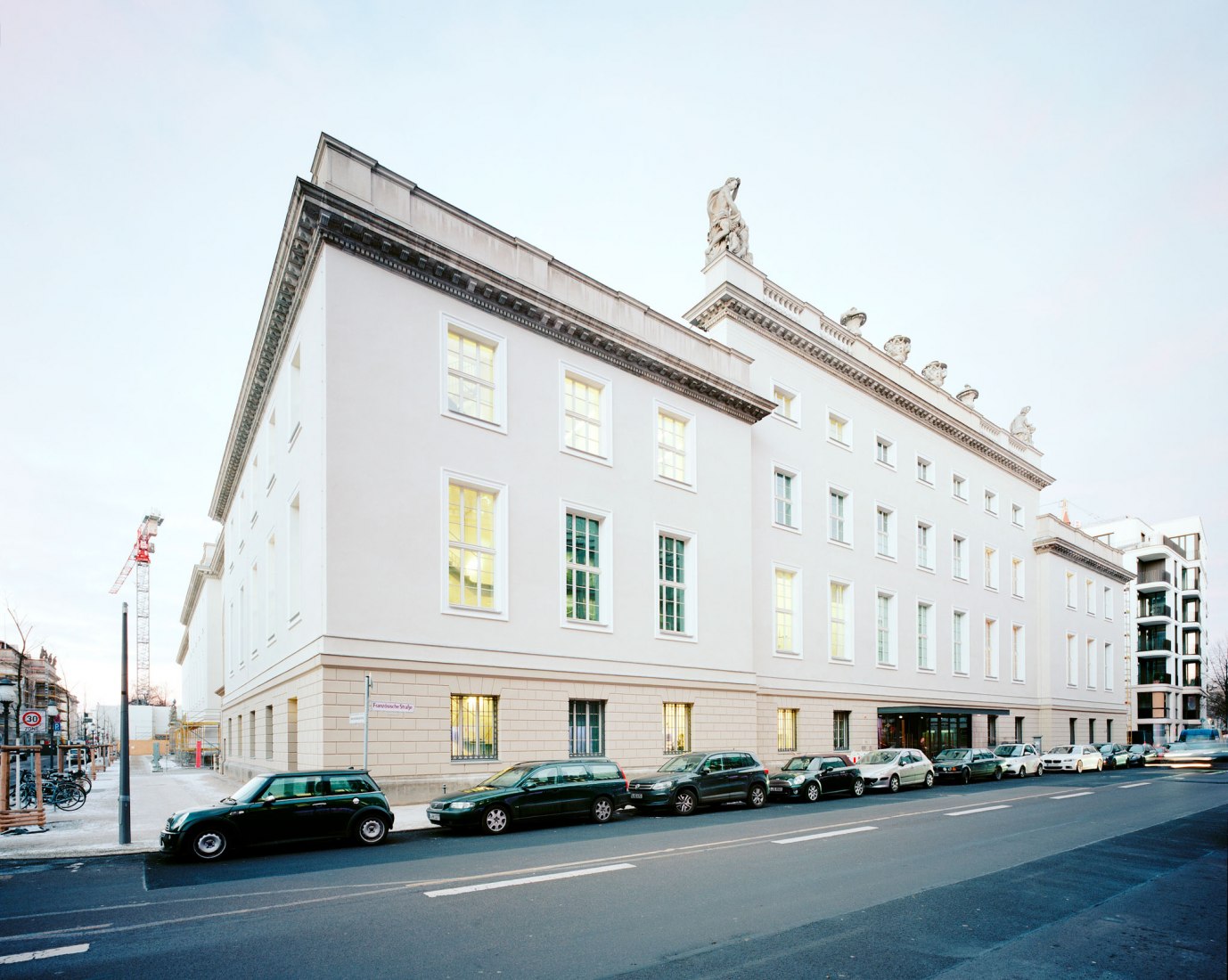 Exterior view. Pierre Boulez Saal. Photograph © Volker Kreidler. Image courtesy of Pierre Boulez Saal