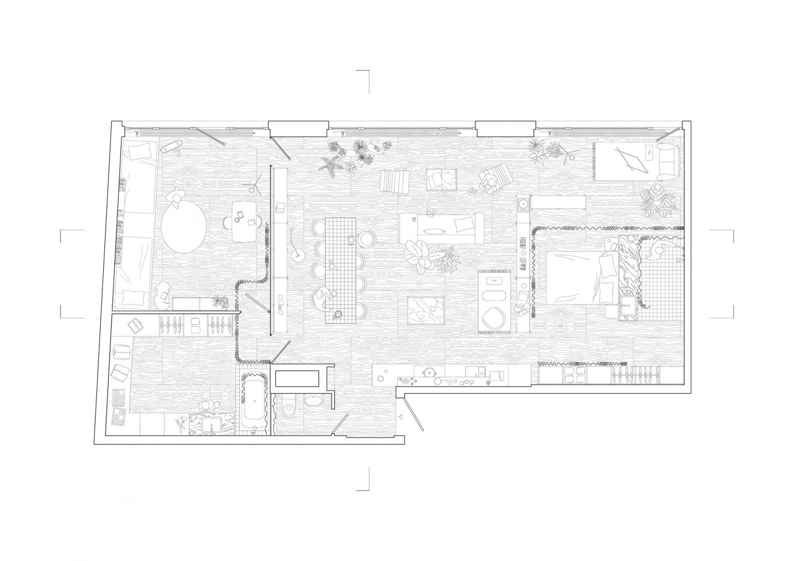 Floor plan. Molar House by BUREAU.