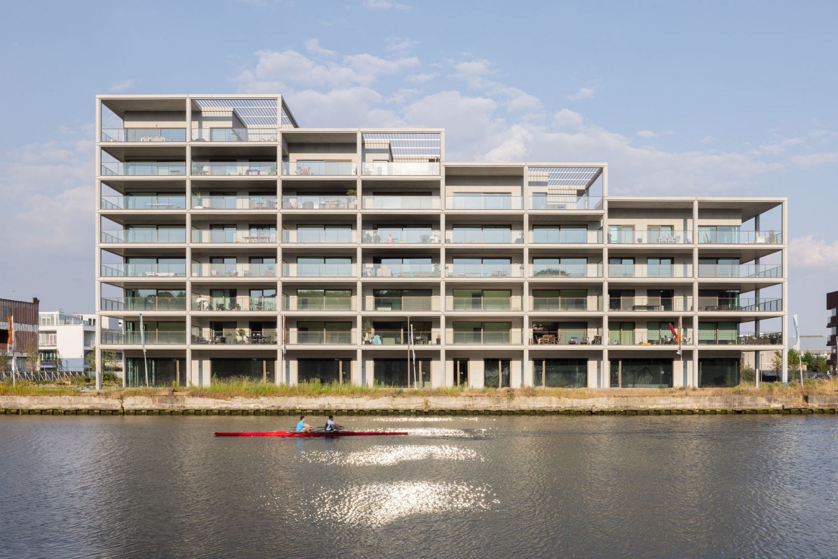Landmark at the water: Waterzicht by Atelier Kempe Thill architects and planners. Photograph by Ulrich Schwarz.