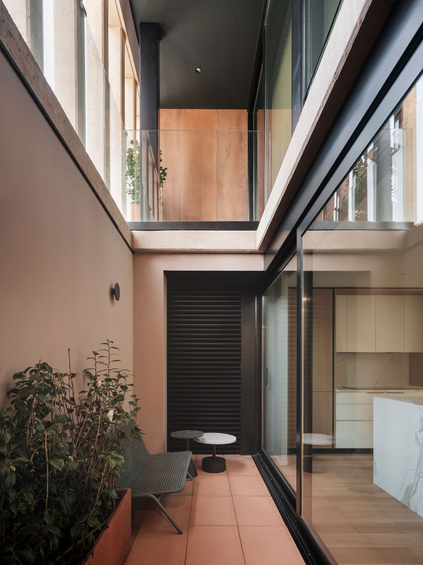 Cornes Espacio Residencial por Carbajo Barrios. Fotografía por Luis Díaz Díaz.