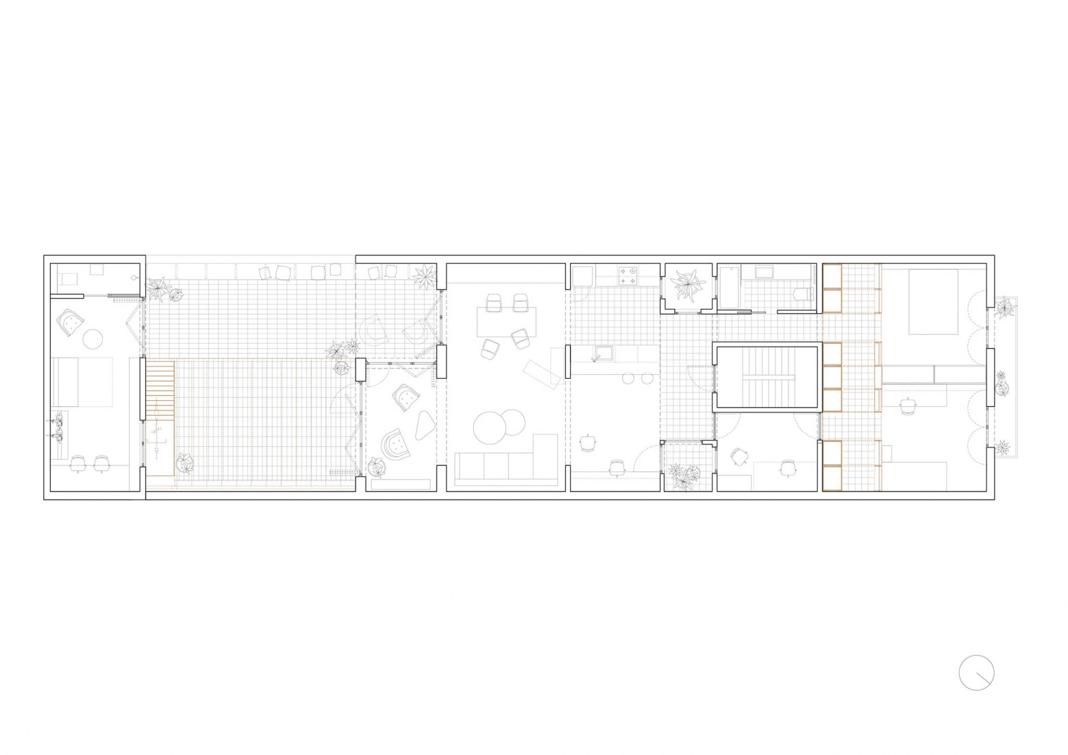 Floor plan. Gallery-House by Carles Enrich