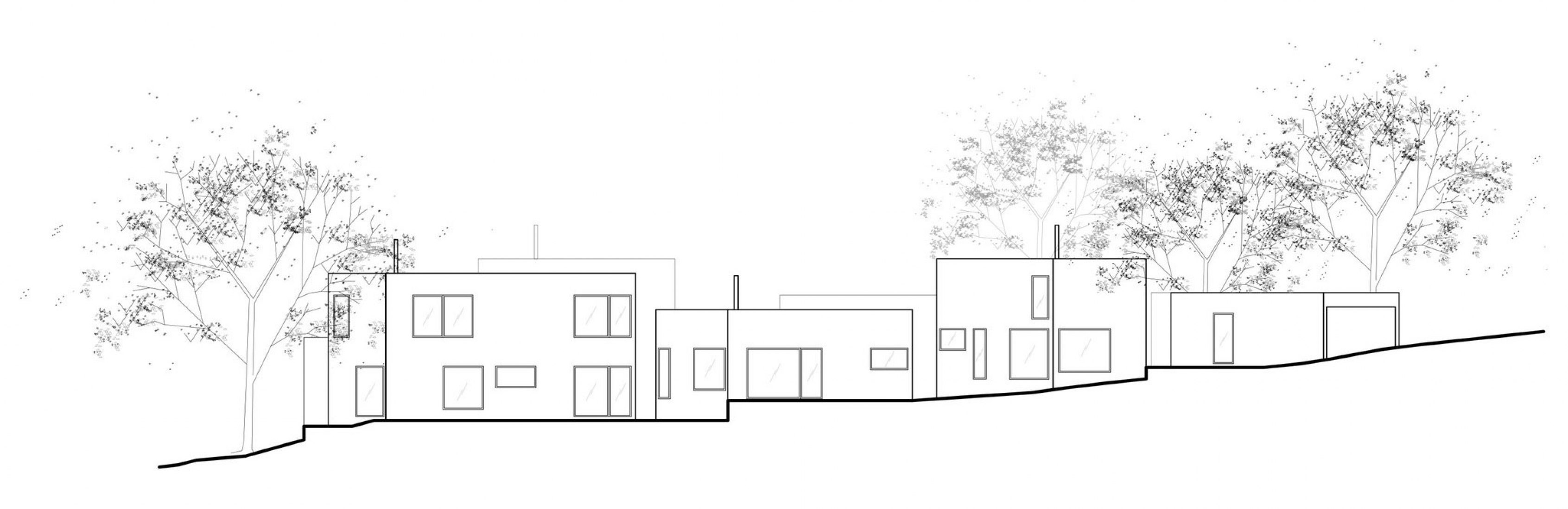 Façade. Mist House by Fernanda Canales + Claudia Rodríguez.