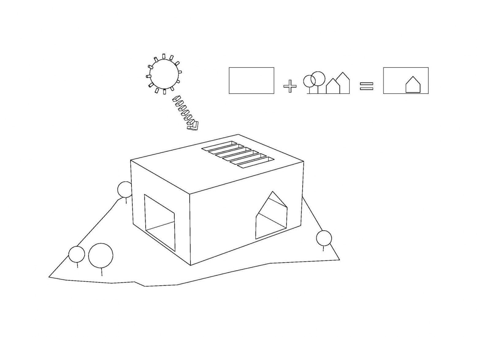 Diagrama. Casa Manhwarican por Rieuldorang Atelier. Cortesía de Rieuldorang Atelier Diagrama. Casa Manhwarican por Rieuldorang Atelier. Cortesía de Rieuldorang Atelier