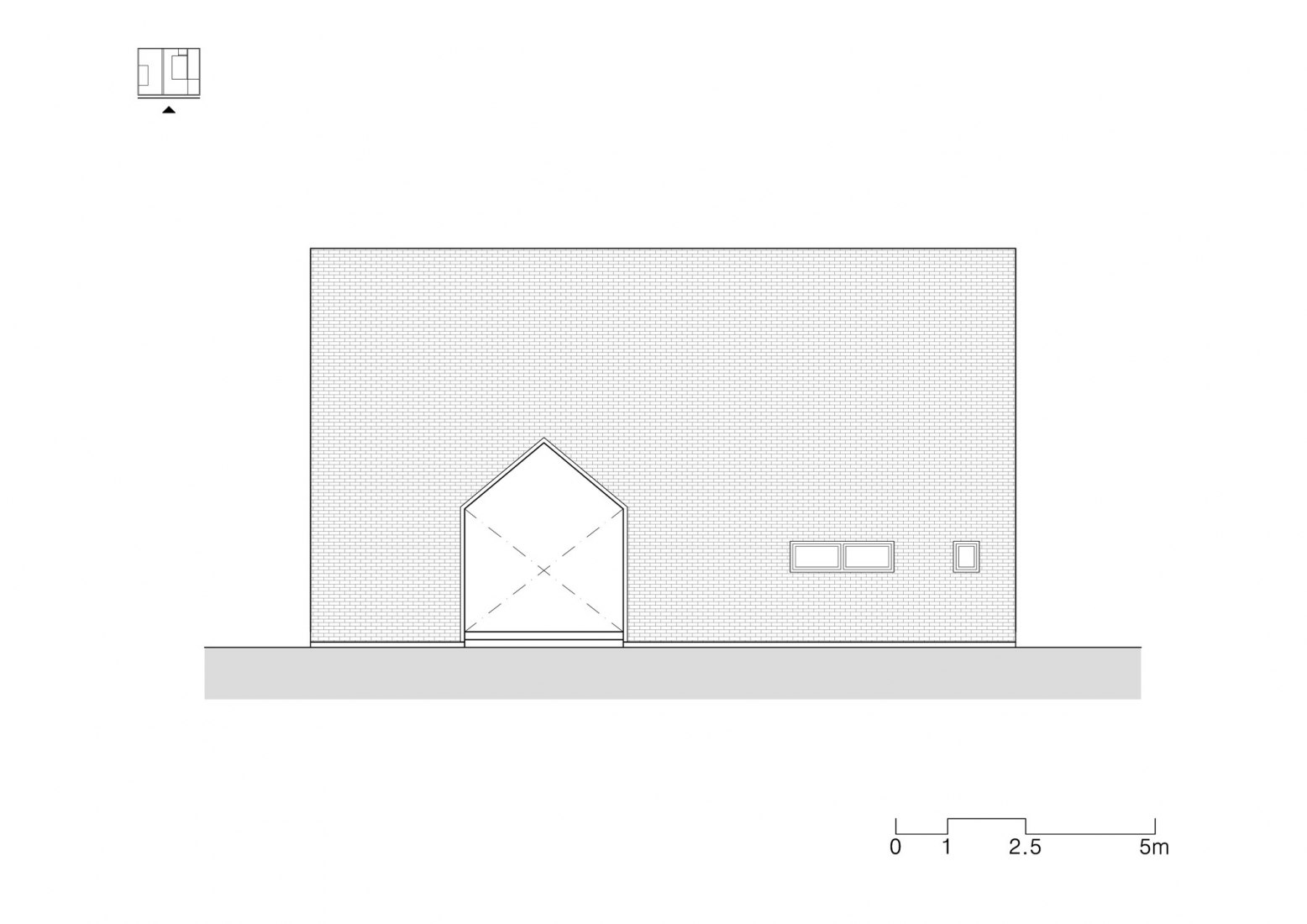 Alzado. Casa Manhwarican por Rieuldorang Atelier. Cortesía de Rieuldorang Atelier Alzado. Casa Manhwarican por Rieuldorang Atelier. Cortesía de Rieuldorang Atelier