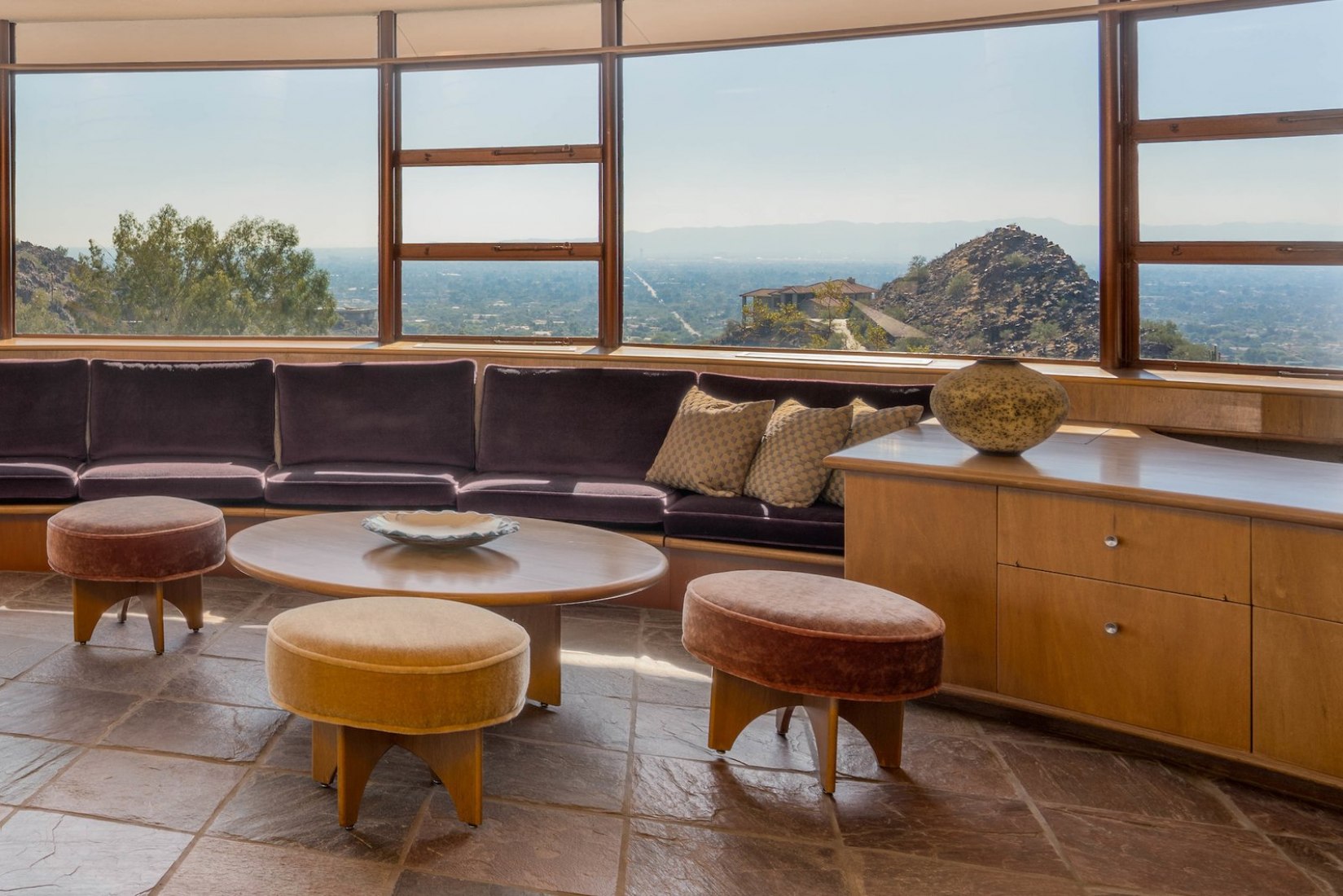 Interior view. 'Norman Lyker Home' by Frank Lloyd Wright. Image courtesy of The Agency