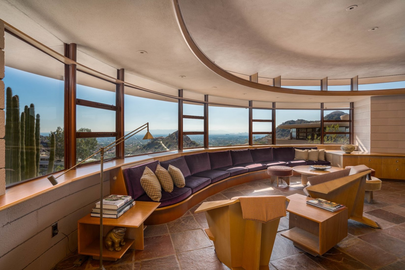 Interior view. 'Norman Lyker Home' by Frank Lloyd Wright. Image courtesy of The Agency