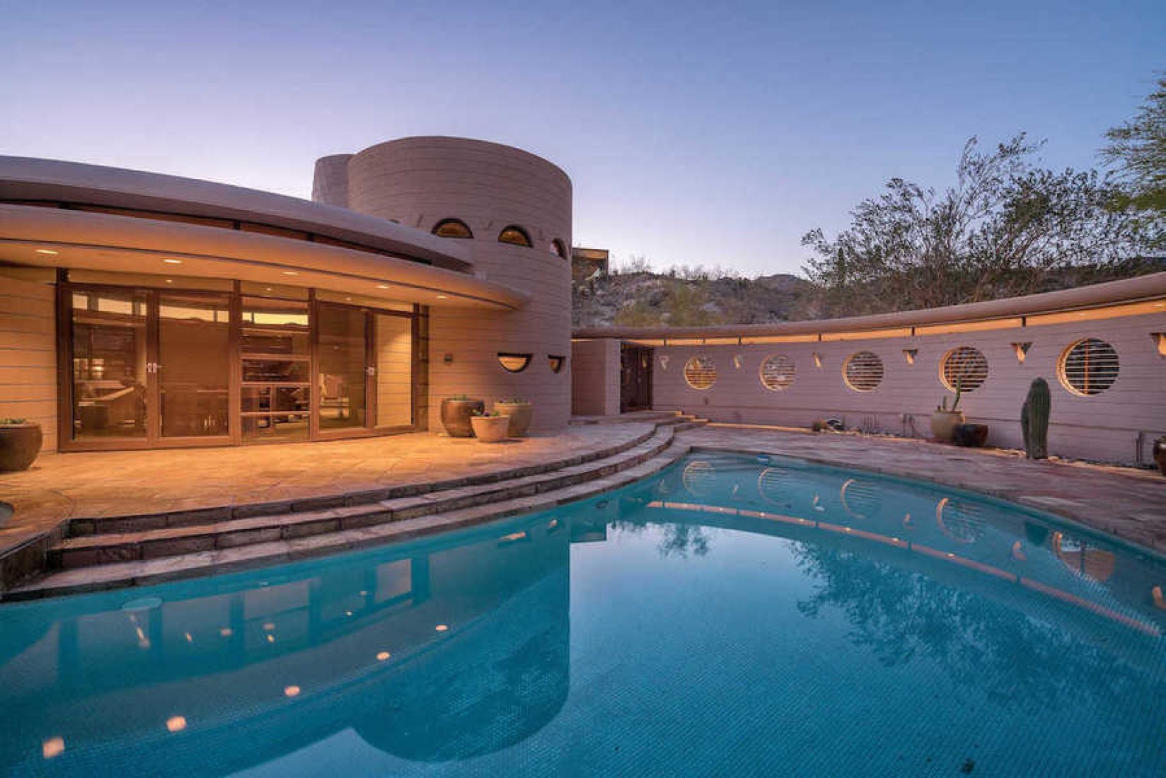 Interior view. 'Norman Lyker Home' by Frank Lloyd Wright. Image courtesy of The Agency