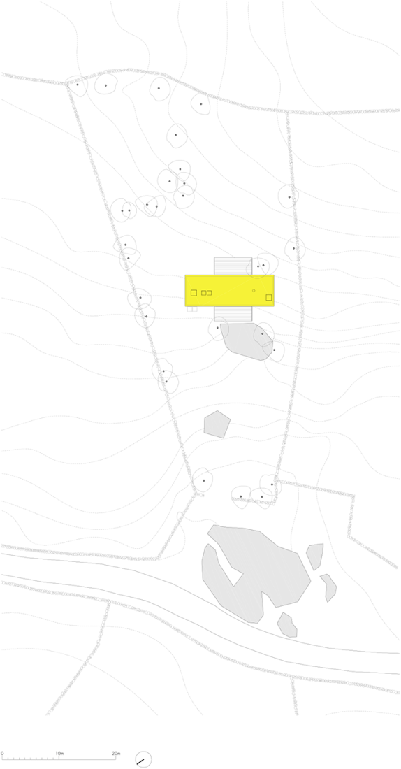 Plano de situación. Casa 4 estaciones, por Churtichaga + Quadra-Salcedo.