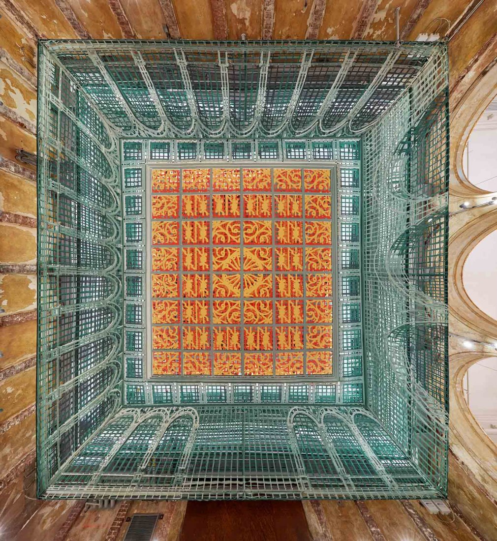 Detail shot of the installation. Image courtesy FreelandBuck. Photograph by Megan McGinley, Children’s Museum of Pittsburgh