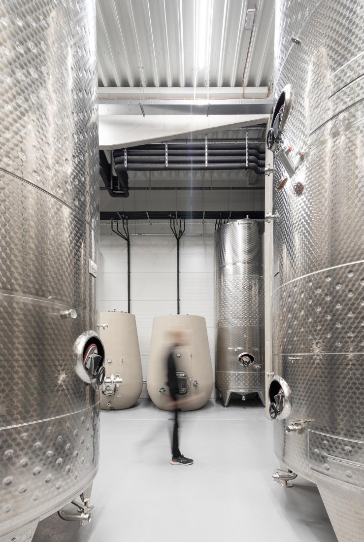 Lahofer Winery by Chybik + Kristof. Photograph by Alex Shoots
