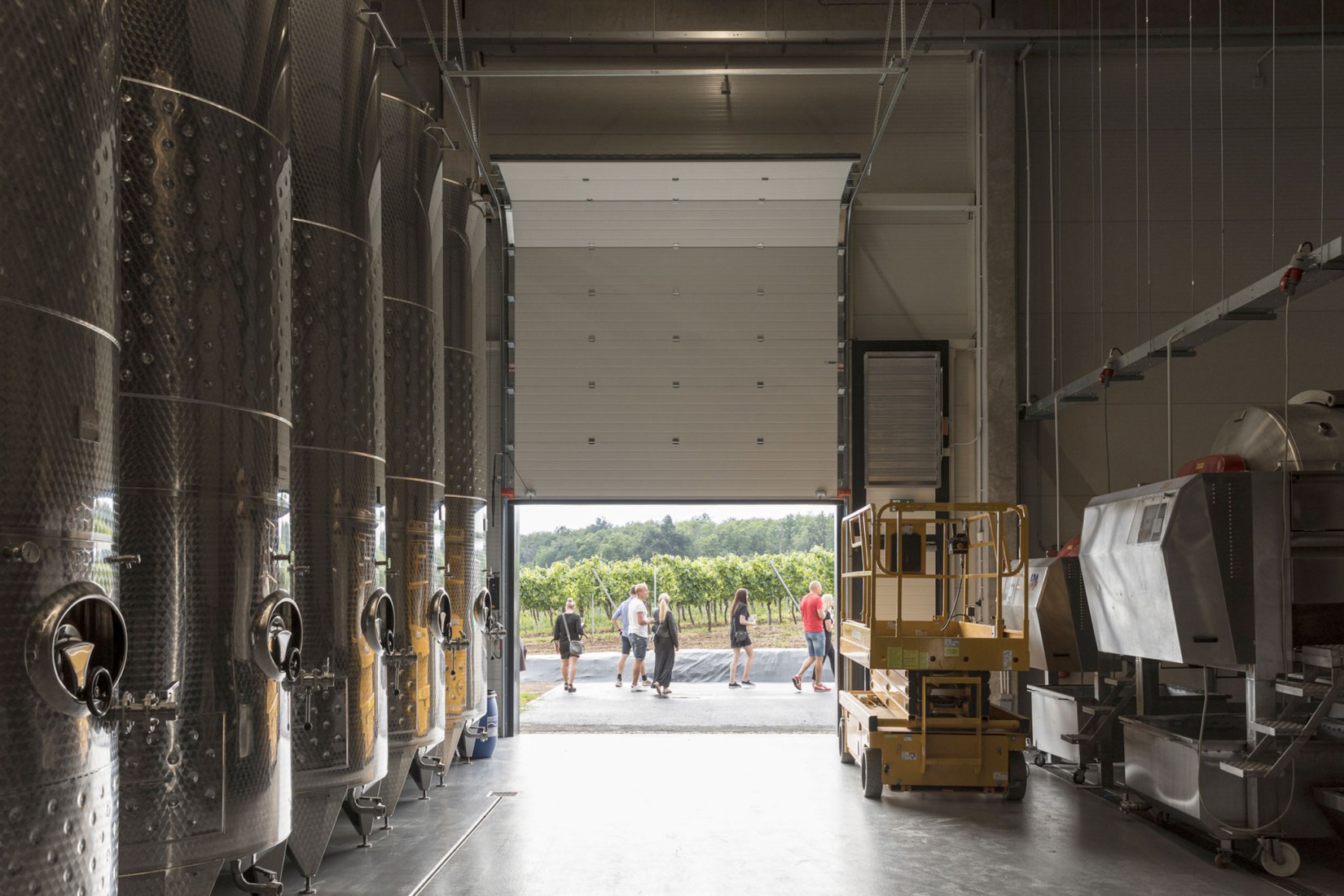 Lahofer Winery by Chybik + Kristof. Photograph by Laurian Ghinitoiu