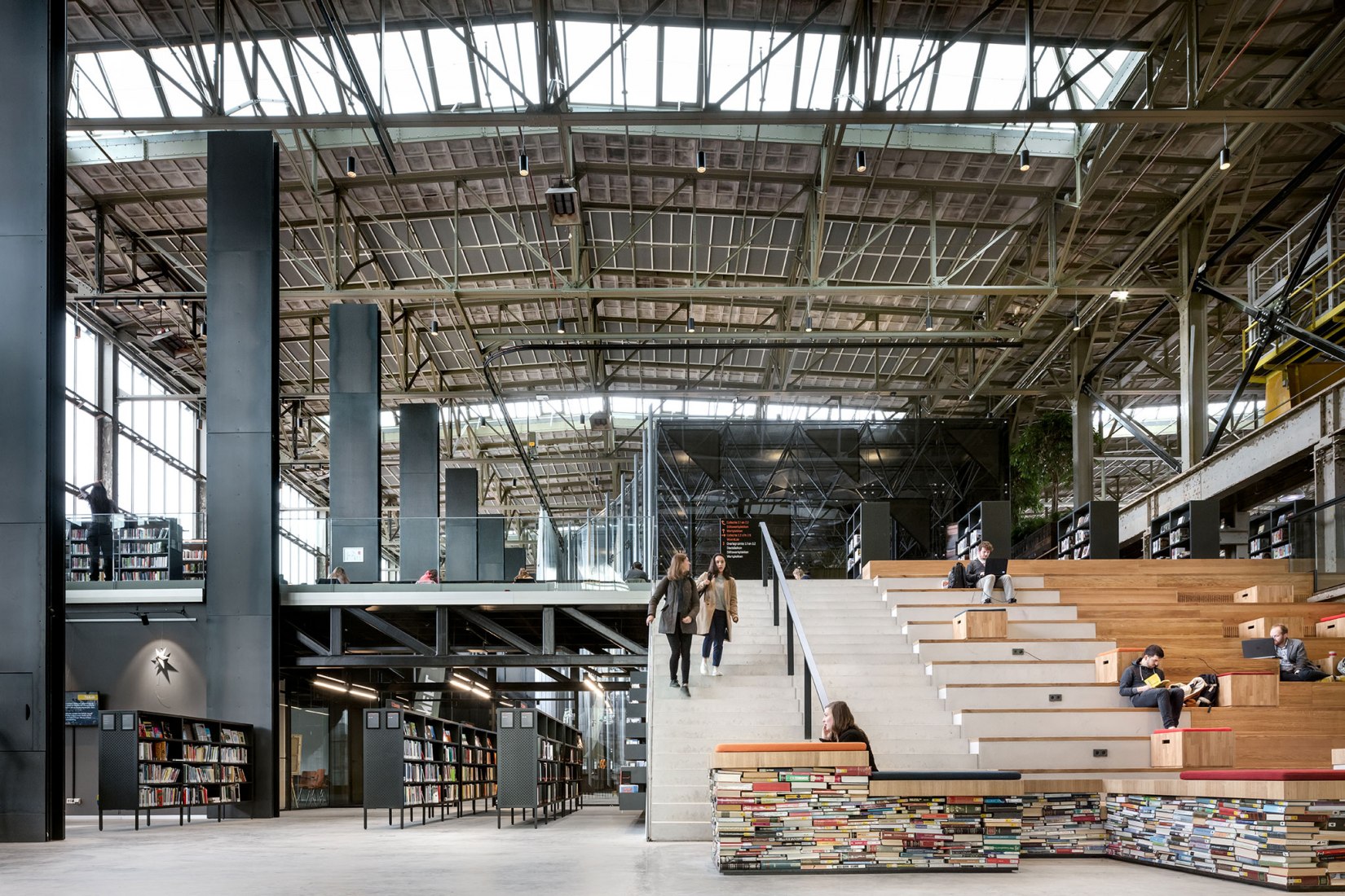 LocHal in Tilburg by Civic Architects. Photograph by Stijn Bollaert