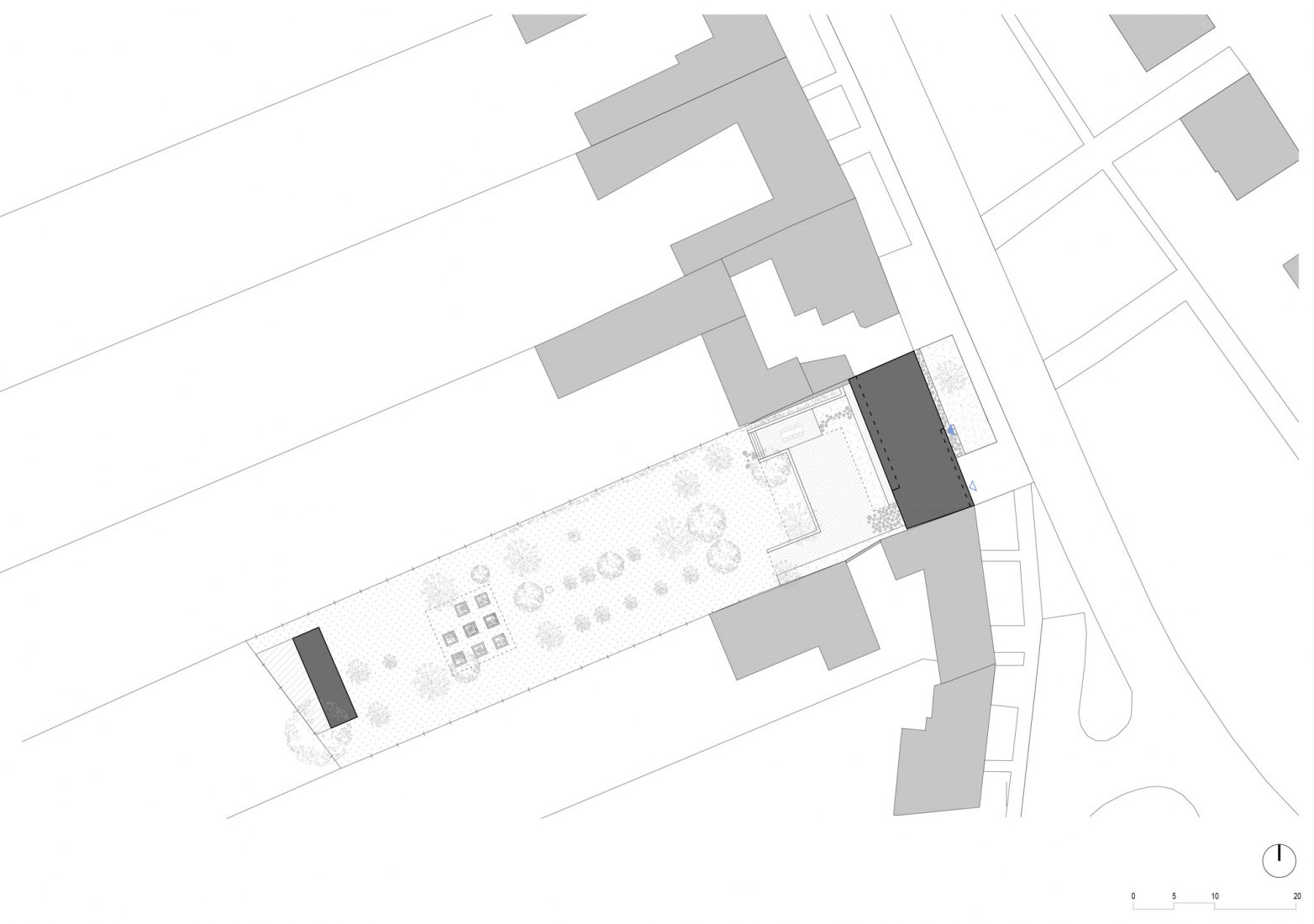 Plano de situación. Casa Polánka por Atelier CL3.