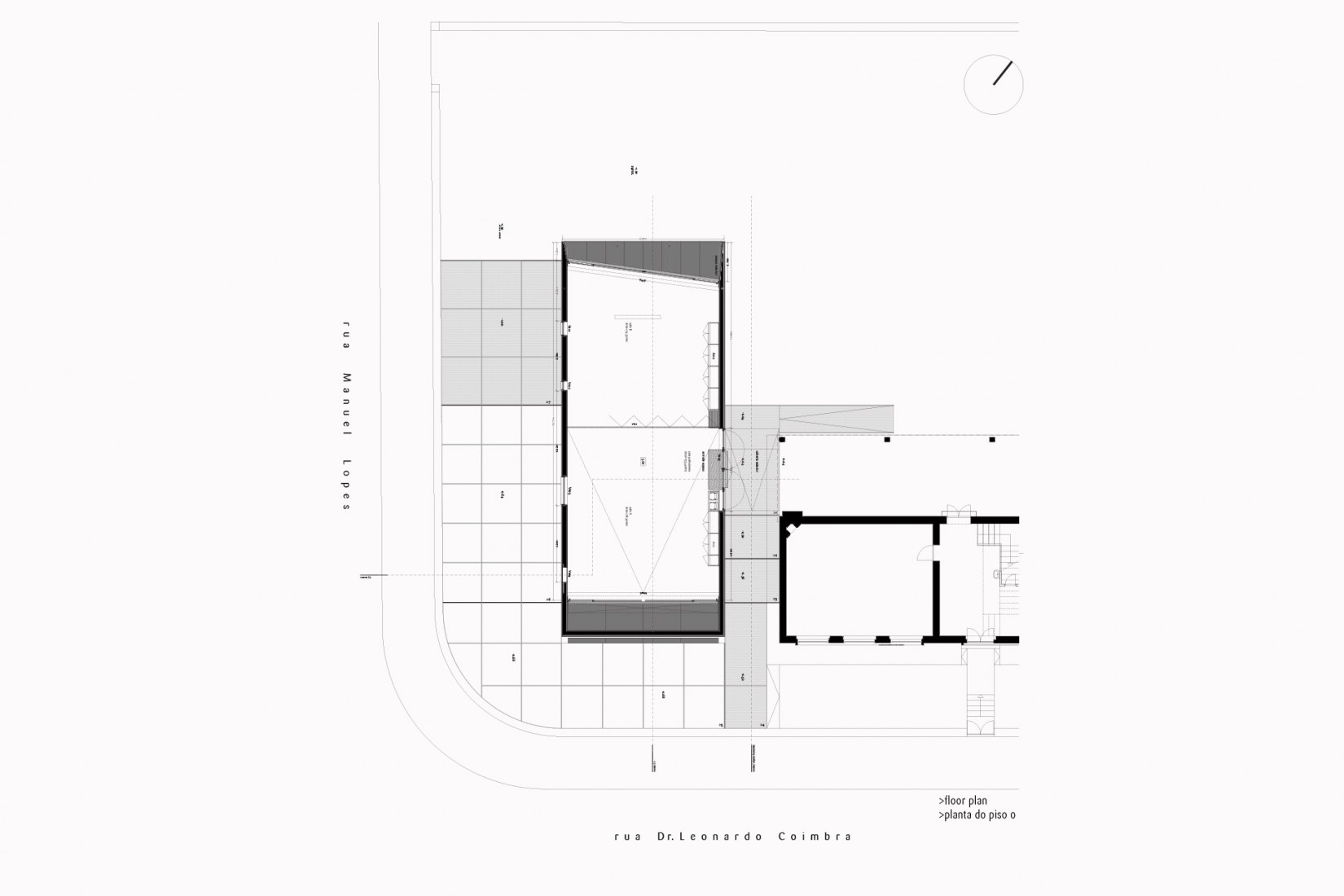Ground floor plan. Multi-Purpose School Support Building by Claudio Gil and Anabela Silva Braga. CMPV, 2020 Claudio Gil, Anabela Braga