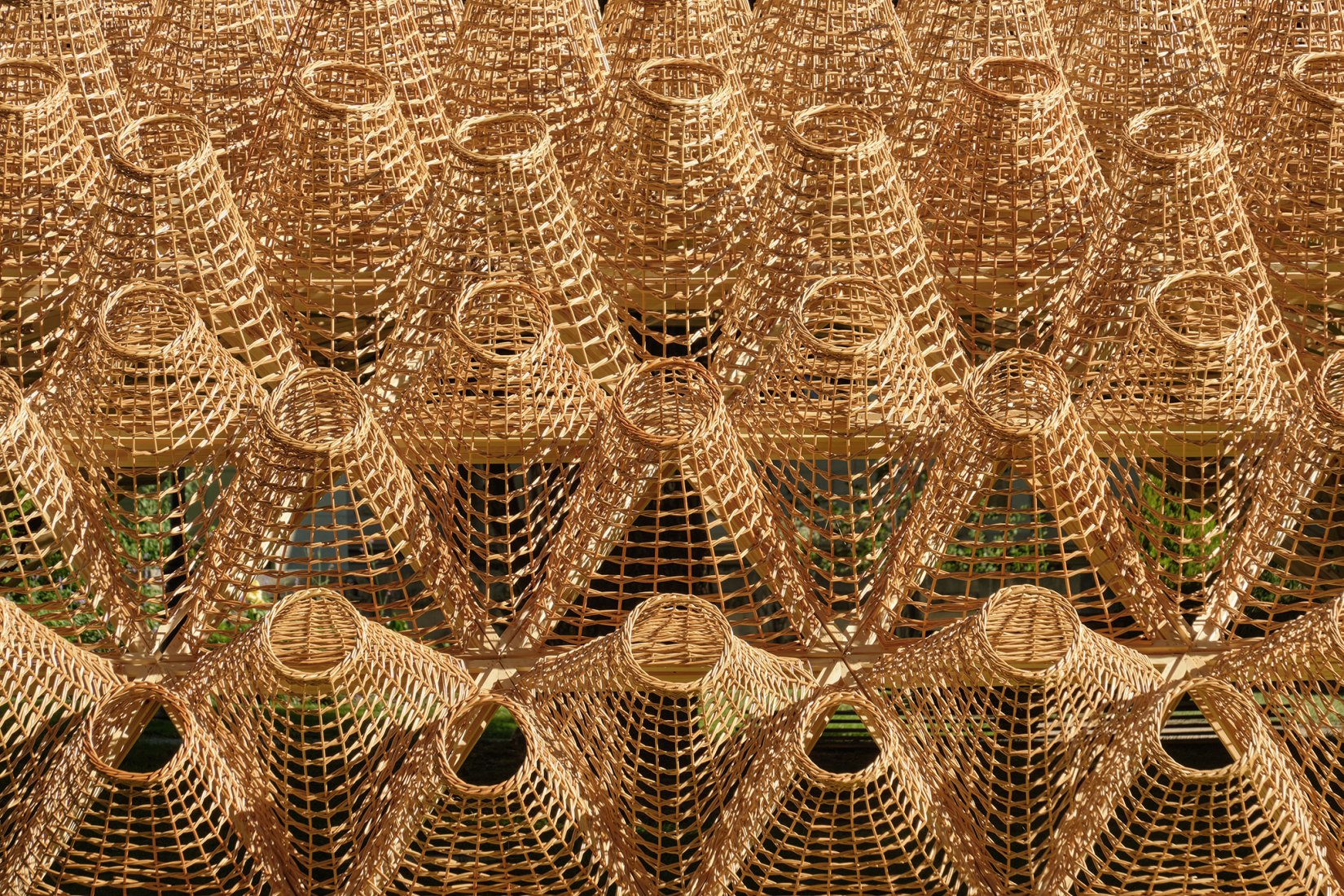 Pabellón Wicker por DJA. Fotografía por Eriks Bozis