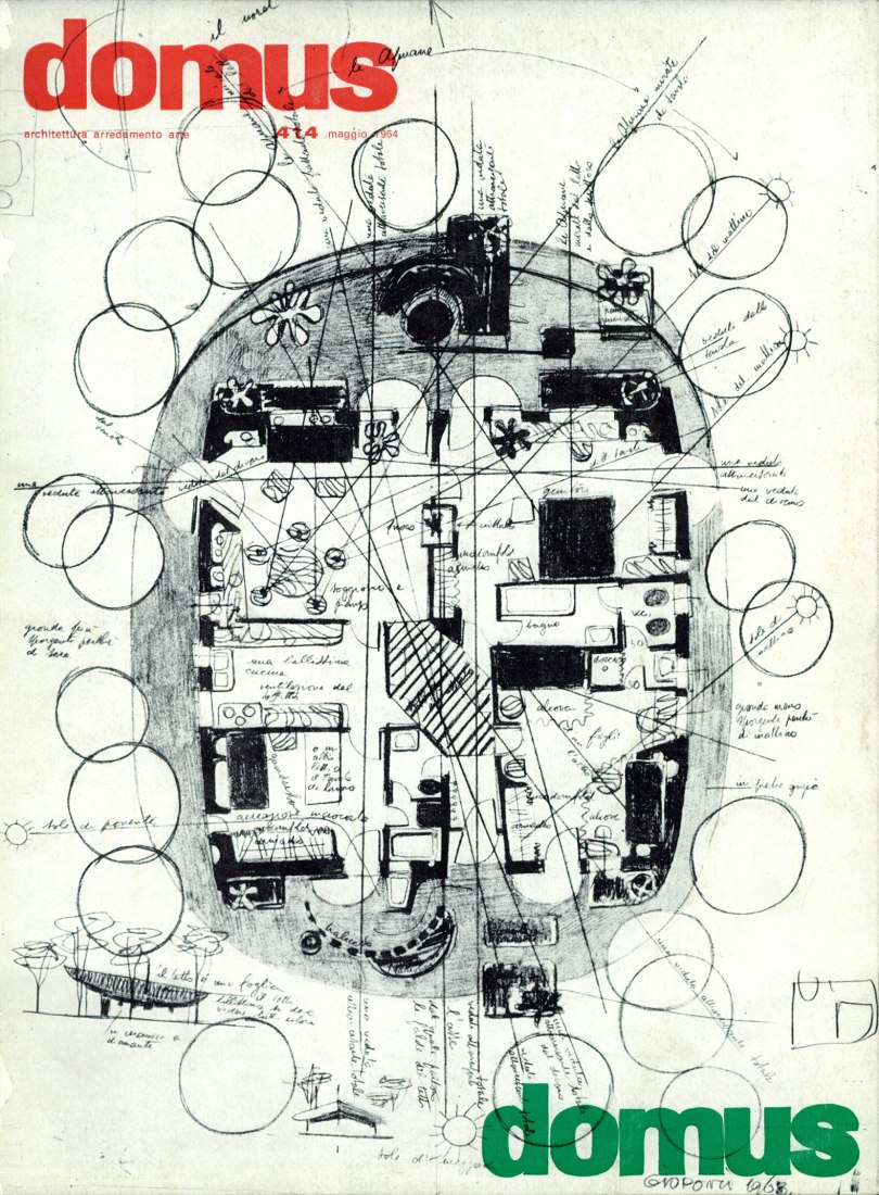 Italian edition,Domus Megazine n.414, May 1964