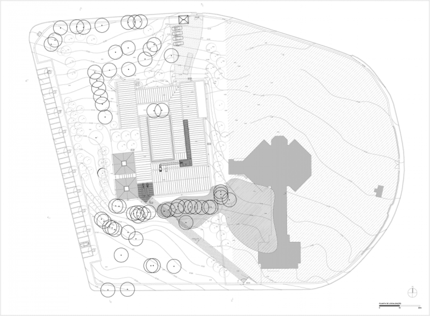 Plano de situación. Casa das Histórias Paula Rego.
