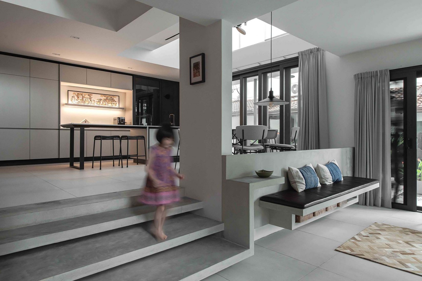 End-lot House by Eleena Jamil Architect. Photograph by David Yeow Photography