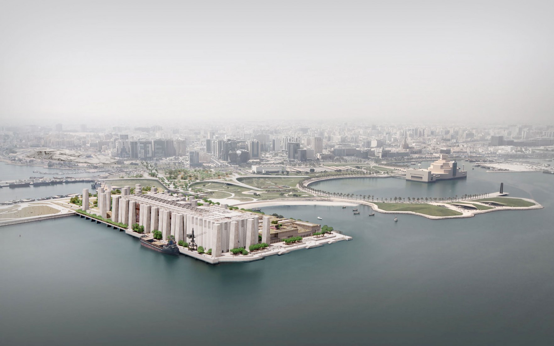 Overview (Doha, Qatar), 2022. Art Mill Museum by Elemental. Image courtesy of Qatar Museums.