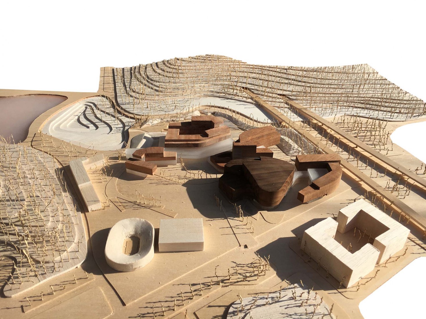 Shenzhen Conservatory of Music by Miralles Tagliabue EMBT. Model by Shenzhen QZY Models Design
