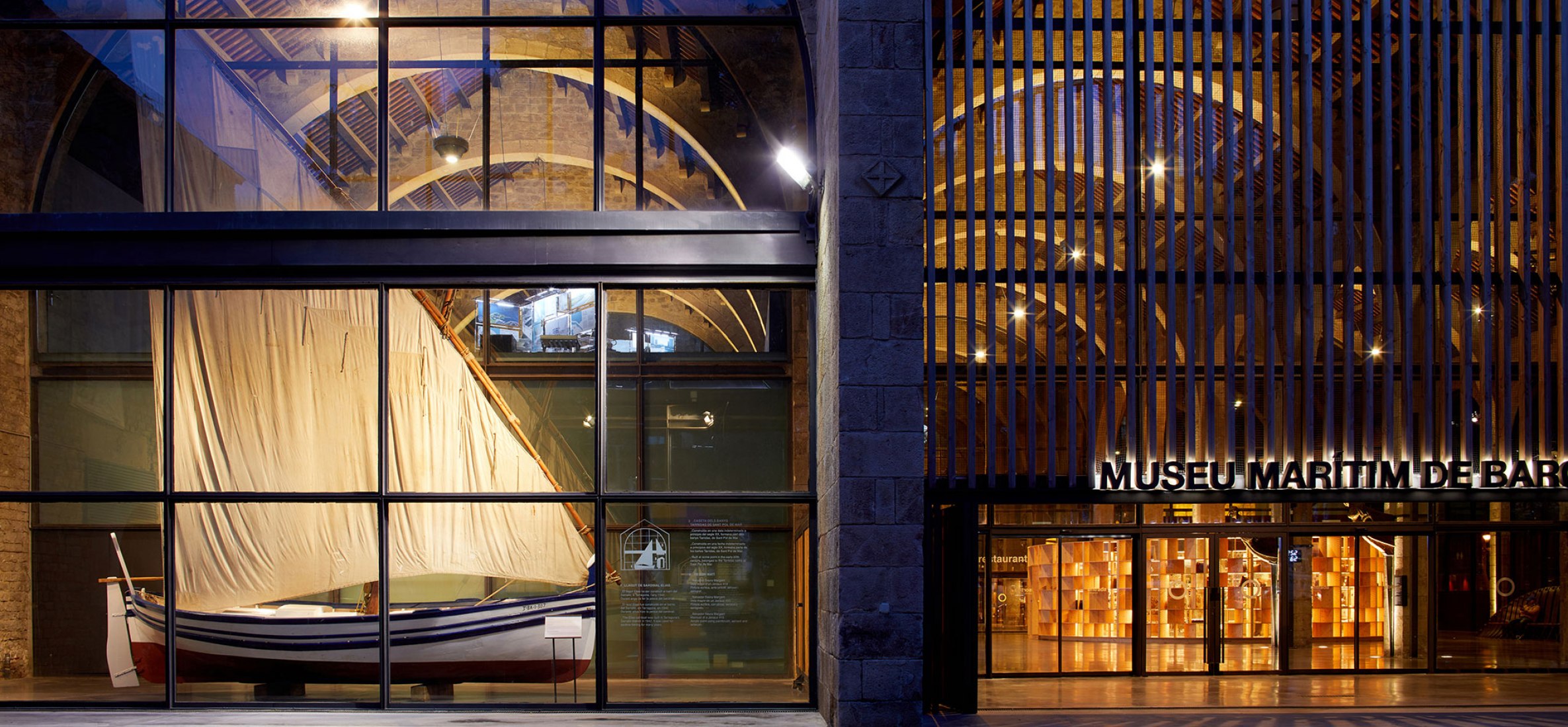 Architectures on the Waterfront, exhibition. Photograph by Pepo Segura, courtesy of Fundació Mies van der Rohe
