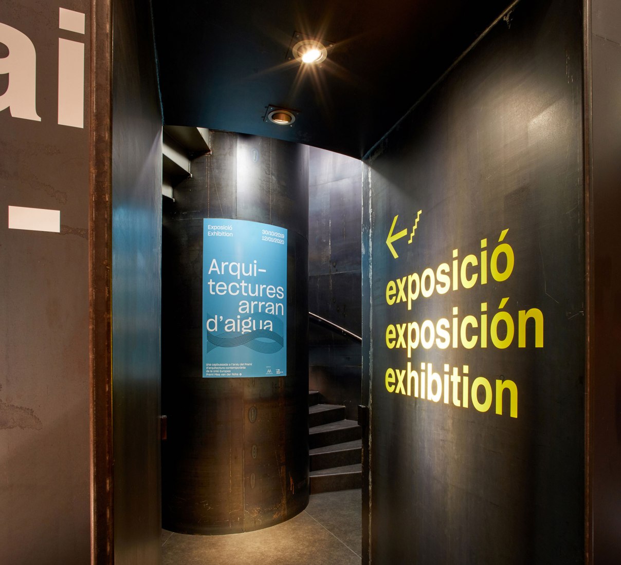 Architectures on the Waterfront, exhibition. Photograph by Pepo Segura, courtesy of Fundació Mies van der Rohe