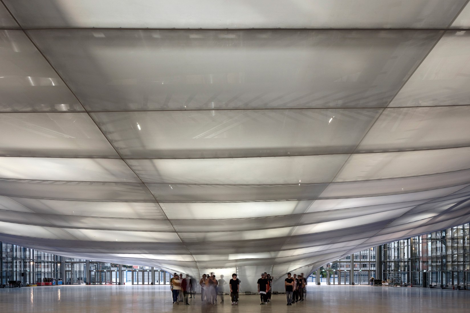 New Rome /EUR Convention Centre and Hotel ‘the Cloud’ by Studio Fuksas. Photograph © Leonardo Finotti