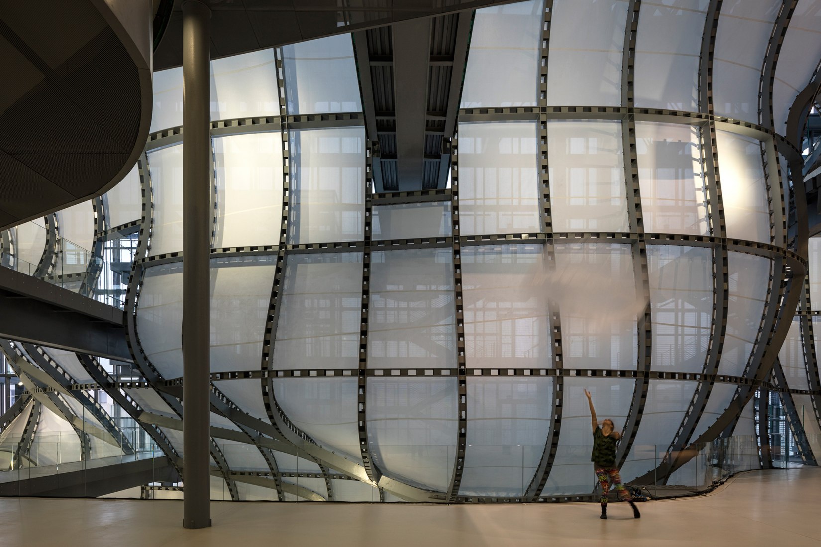New Rome /EUR Convention Centre and Hotel ‘the Cloud’ by Studio Fuksas. Photograph © Leonardo Finotti