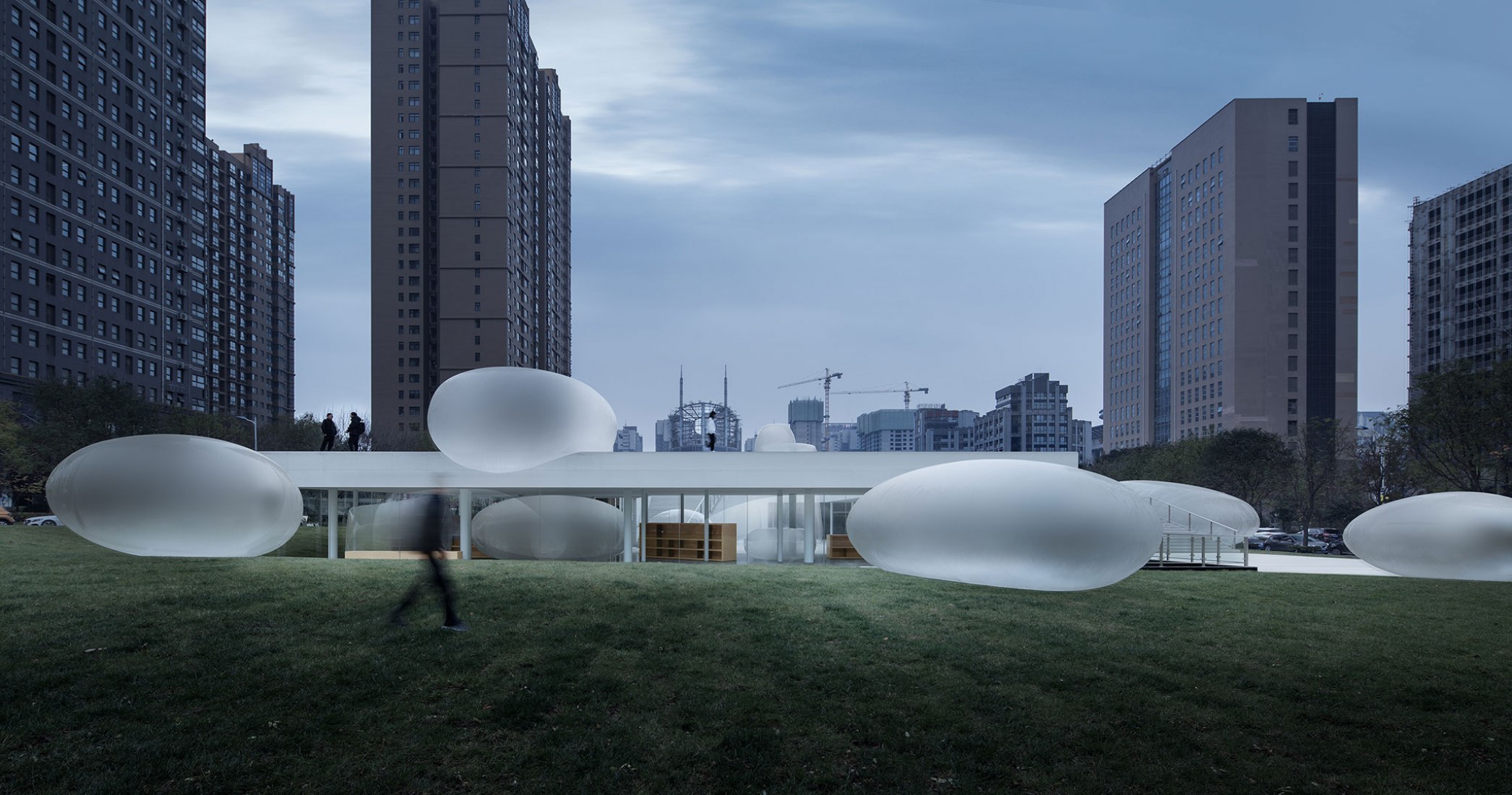 "Cheng Dong. A Coherent City". No. 12 public building by Sangu Design. Photograph by Xiao Tan 