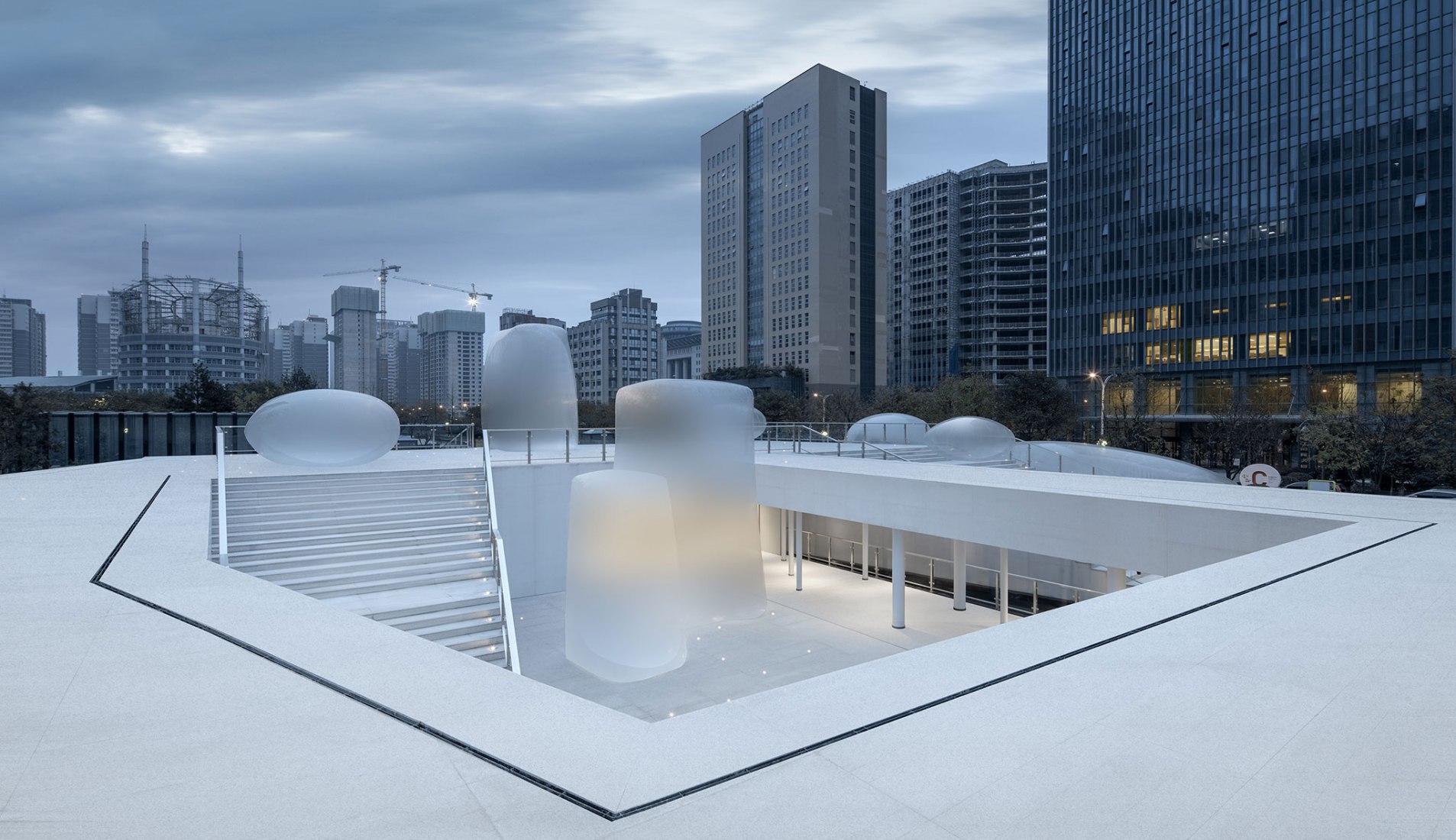 "Cheng Dong. A Coherent City". No. 12 public building by Sangu Design. Photograph by Xiao Tan 