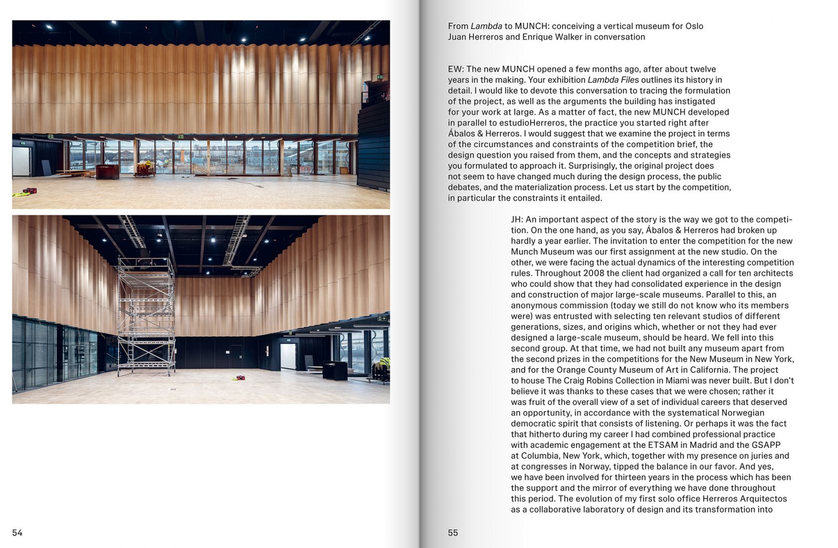Páginas interiores. LAMBDA FILES. The Project for the Munch Museum in Oslo por estudioHerreros.