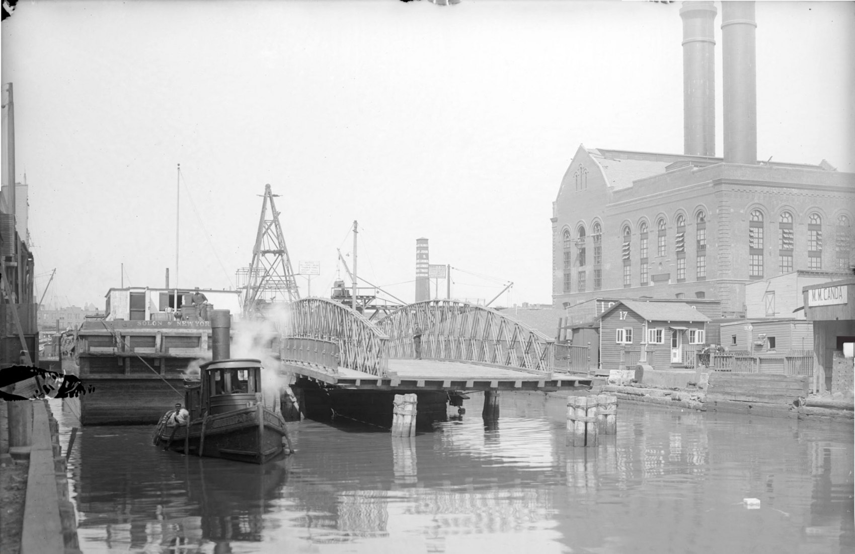 View from the Carroll Street Bridge, July 22, 1912.